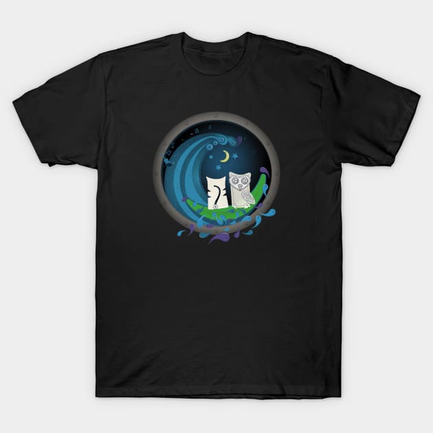 The Owl and the Pussy-cat T-Shirt by ACorr